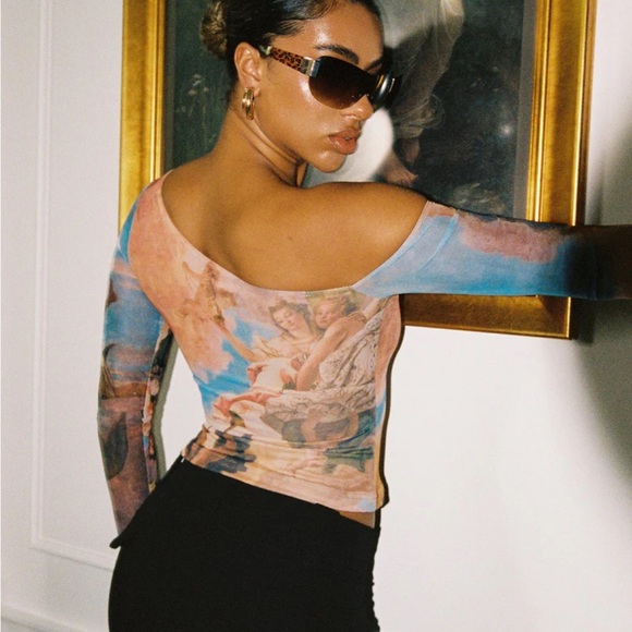 Princess Polly Manesh cherubs long sleeve Sz 4 long sleeve - Picture 2 of 8